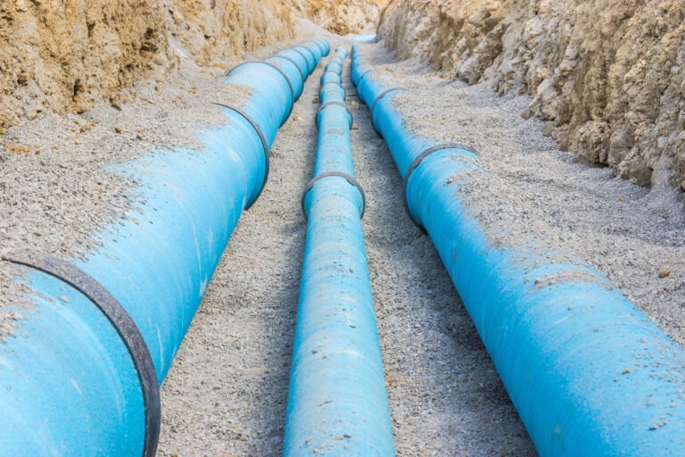 Stadtwerke Giengen - Presse - Baustelle für eine neue Wasserleitung