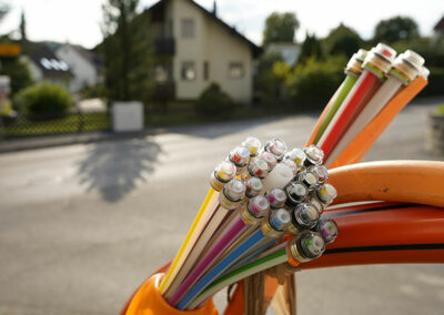 Glasfaserausbau durch die Telekom in Giengen-Nord